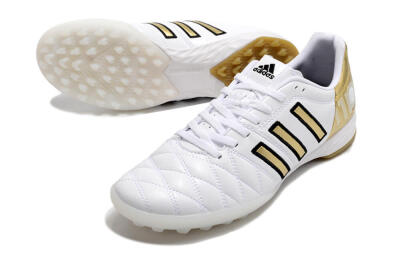 Adidas AdiPure Limited Edition 11PRO TK TF Artificial Turf Soccer Shoes - White/Yellow/Gold