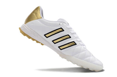 Adidas AdiPure Limited Edition 11PRO TK TF Artificial Turf Soccer Shoes - White/Yellow/Gold