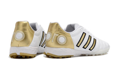 Adidas AdiPure Limited Edition 11PRO TK TF Artificial Turf Soccer Shoes - White/Yellow/Gold