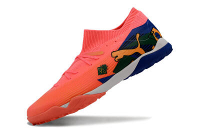 Puma Future Ultimate TF Artificial Turf Soccer Shoes - Red/Yellow/Blue/Green