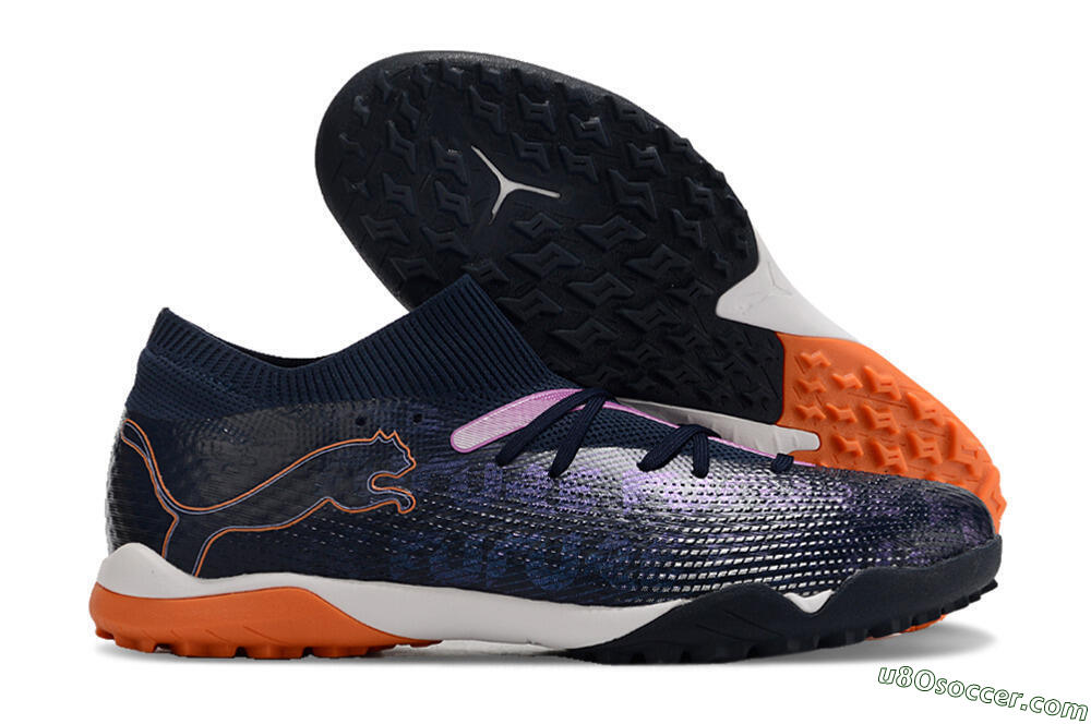 Puma Future Ultimate TF Artificial Turf Soccer Shoes - Blue/Purple/Pink 1
