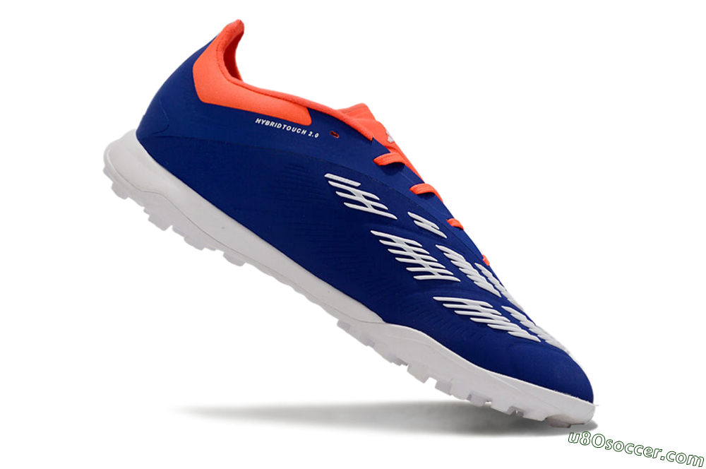 Adidas Predator 24 Elite TF Artificial Turf Soccer Shoes - Blue/White/Red 4