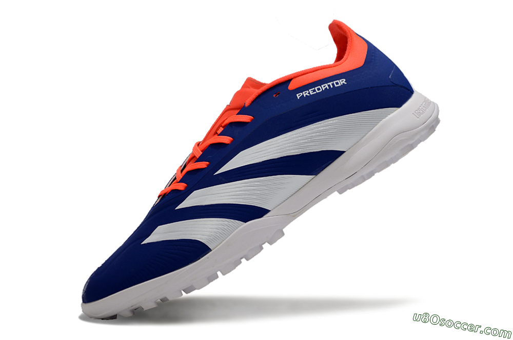 Adidas Predator 24 Elite TF Artificial Turf Soccer Shoes - Blue/White/Red 5