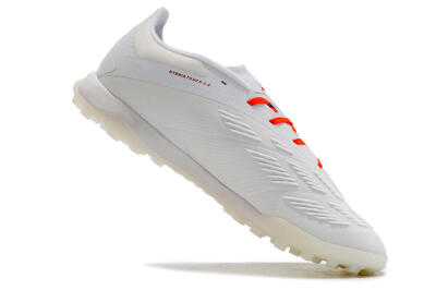 Adidas Predator 24 Elite TF Artificial Turf Soccer Shoes - White/Red