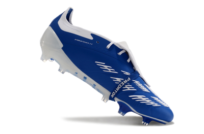 Adidas Predator Elite Foldover Tongue FG Firm Ground Soccer Cleats - Blue/white/Beige