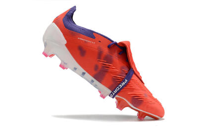 Adidas Predator Elite Foldover Tongue FG Firm Ground Soccer Cleats - Red/White/Black