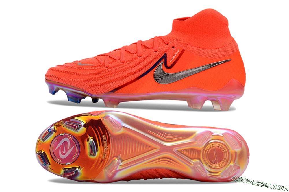 Nike Phantom Luna Elite FG Firm Ground Soccer Cleats - Red/Black/Gold 0