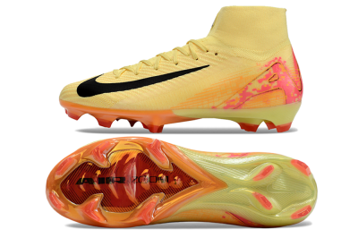 Nike Air Zoom Mercurial Superfly 10 Elite FG Firm Ground Soccer Cleats - Yellow/Black/Pink/Gold