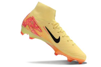 Nike Air Zoom Mercurial Superfly 10 Elite FG Firm Ground Soccer Cleats - Yellow/Black/Pink/Gold