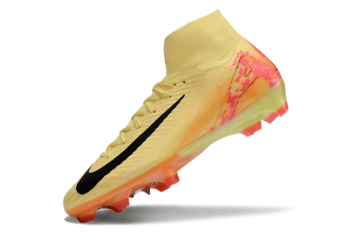 Nike Air Zoom Mercurial Superfly 10 Elite FG Firm Ground Soccer Cleats - Yellow/Black/Pink/Gold