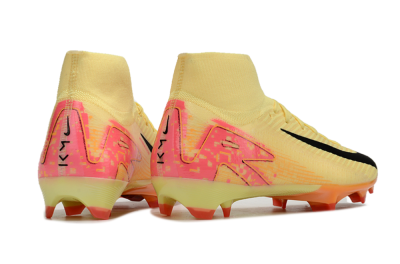 Nike Air Zoom Mercurial Superfly 10 Elite FG Firm Ground Soccer Cleats - Yellow/Black/Pink/Gold