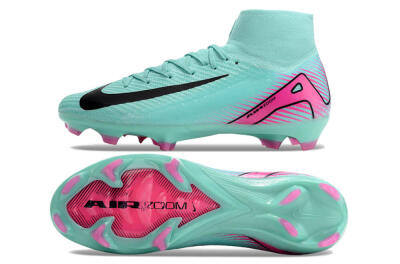 Nike Air Zoom Mercurial Superfly 10 Elite FG Firm Ground Soccer Cleats - Jade/Black/Pink