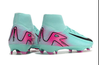Nike Air Zoom Mercurial Superfly 10 Elite FG Firm Ground Soccer Cleats - Jade/Black/Pink