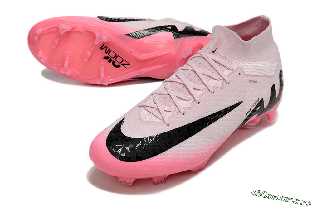 Nike Air Zoom Mercurial Superfly 9 Elite FG Firm Ground Soccer Cleats - Pink/Black 3