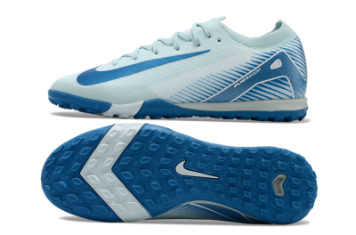 Nike Air Zoom Mercurial Vapor 16 Elite TF Artificial Turf Soccer Shoes - Jade/Beige/Blue