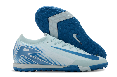 Nike Air Zoom Mercurial Vapor 16 Elite TF Artificial Turf Soccer Shoes - Jade/Beige/Blue