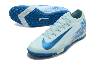 Nike Air Zoom Mercurial Vapor 16 Elite TF Artificial Turf Soccer Shoes - Jade/Beige/Blue