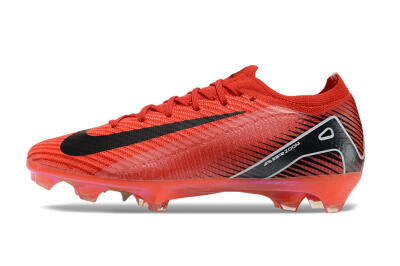 Nike Air Zoom Mercurial Vapor 16 Elite FG Firm Ground Soccer Cleats - Red/White/Black