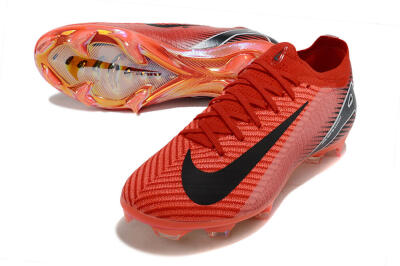 Nike Air Zoom Mercurial Vapor 16 Elite FG Firm Ground Soccer Cleats - Red/White/Black