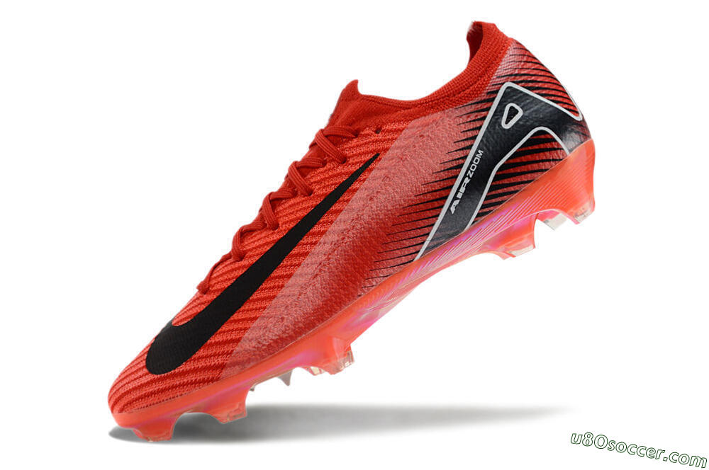 Nike Air Zoom Mercurial Vapor 16 Elite FG Firm Ground Soccer Cleats - Red/White/Black 5