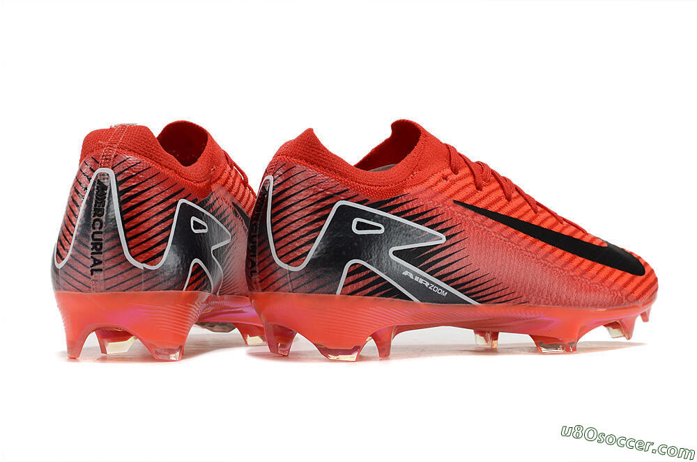 Nike Air Zoom Mercurial Vapor 16 Elite FG Firm Ground Soccer Cleats - Red/White/Black 6