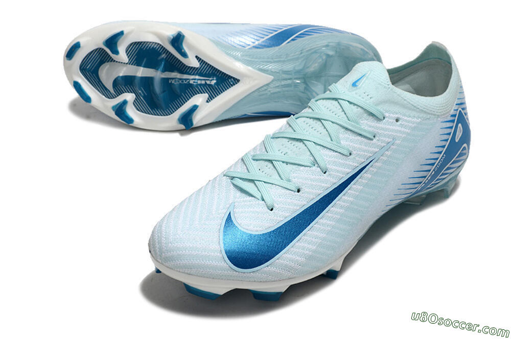 Nike Air Zoom Mercurial Vapor 16 Elite FG Firm Ground Soccer Cleats - Jade/White 3
