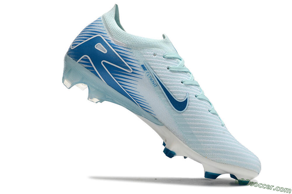 Nike Air Zoom Mercurial Vapor 16 Elite FG Firm Ground Soccer Cleats - Jade/White 4