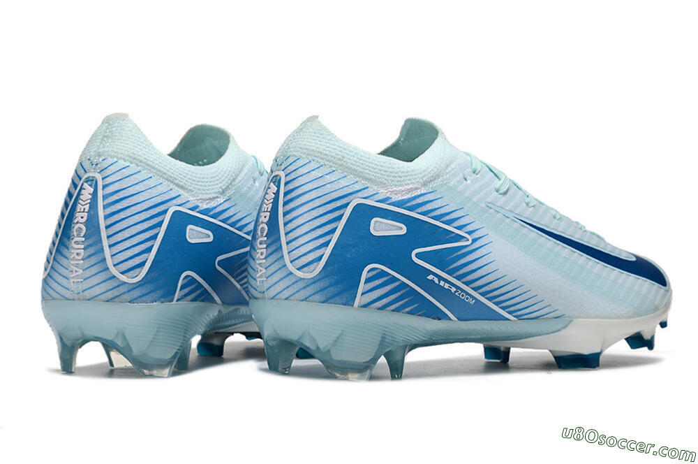 Nike Air Zoom Mercurial Vapor 16 Elite FG Firm Ground Soccer Cleats - Jade/White 6