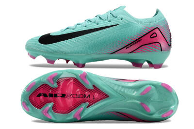 Nike Air Zoom Mercurial Vapor 16 Elite FG Firm Ground Soccer Cleats - Jade/Black/Pink