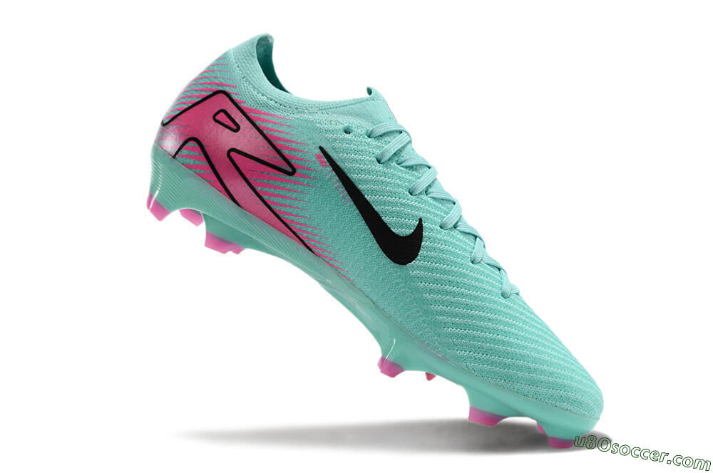 Nike Air Zoom Mercurial Vapor 16 Elite FG Firm Ground Soccer Cleats - Jade/Black/Pink 4