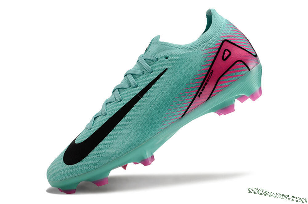 Nike Air Zoom Mercurial Vapor 16 Elite FG Firm Ground Soccer Cleats - Jade/Black/Pink 5