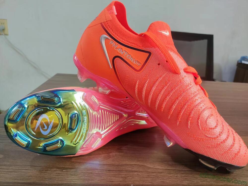 Nike Phantom Luna Elite FG Firm Ground Soccer Cleats - Red/Blue/Gold