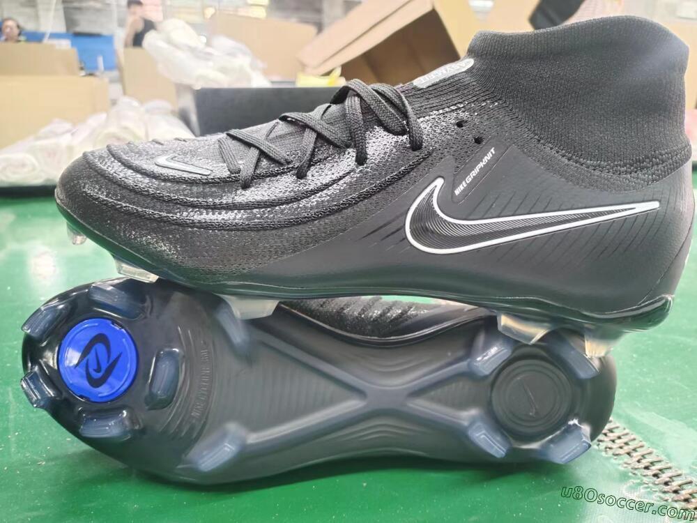 Nike Phantom Luna Elite FG Firm Ground Soccer Cleats - Black/White/Blue