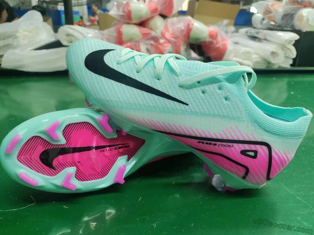 Nike Air Zoom Mercurial Vapor 16 Elite FG Firm Ground Soccer Cleats - Jade/Black/Pink