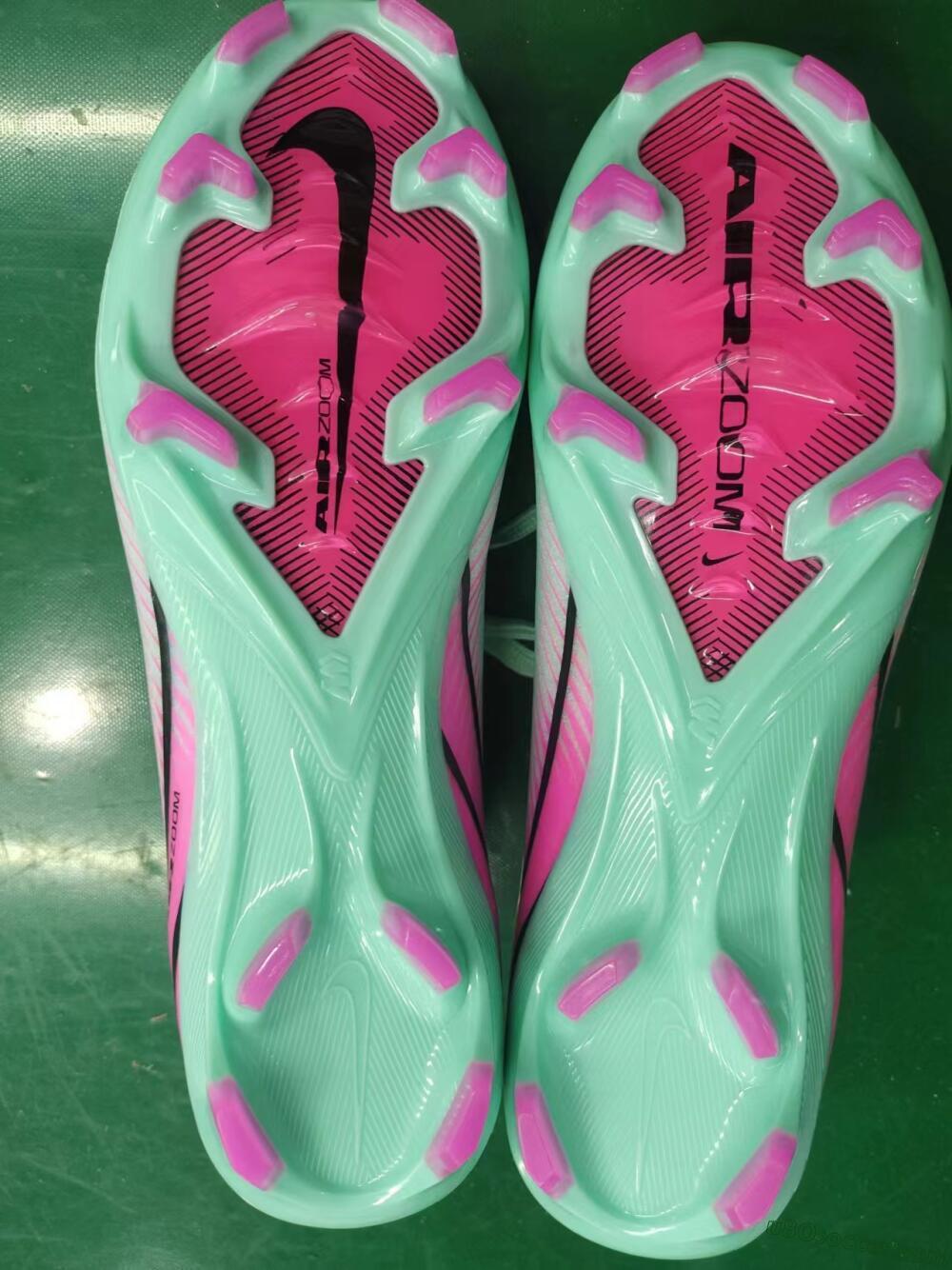Nike Air Zoom Mercurial Vapor 16 Elite FG Firm Ground Soccer Cleats - Jade/Black/Pink