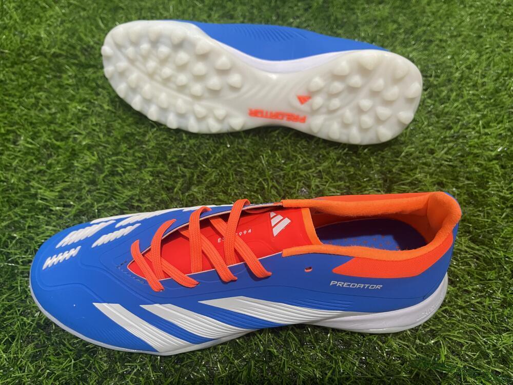 Adidas Predator 24 Elite TF Artificial Turf Soccer Shoes - Blue/Red/White