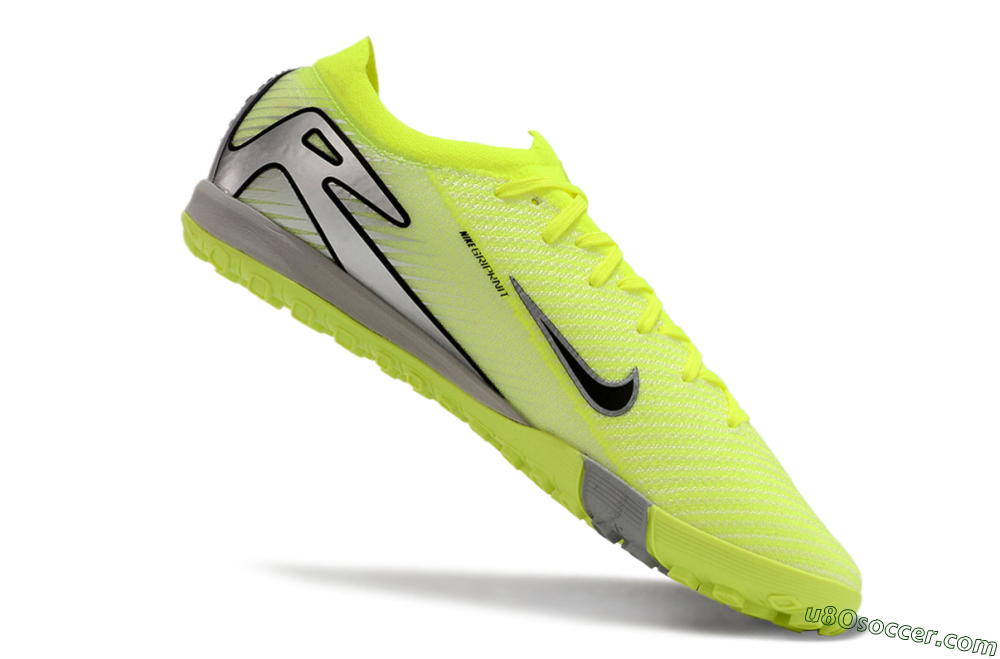 Nike Air Zoom Mercurial Vapor 16 Elite TF Artificial Turf Soccer Shoes - Yellow/Black/Silver/Grey 5