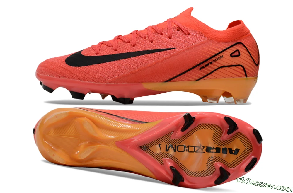 Cheap Nike Air Zoom Mercurial Vapor 16 Elite FG Cleats - Red/Black