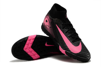 Nike Air Zoom Mercurial Superfly 10 Elite TF Artificial Turf Soccer Shoes - Black/Pink