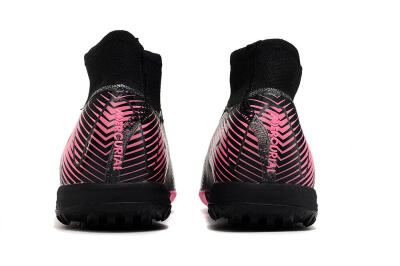 Nike Air Zoom Mercurial Superfly 10 Elite TF Artificial Turf Soccer Shoes - Black/Pink