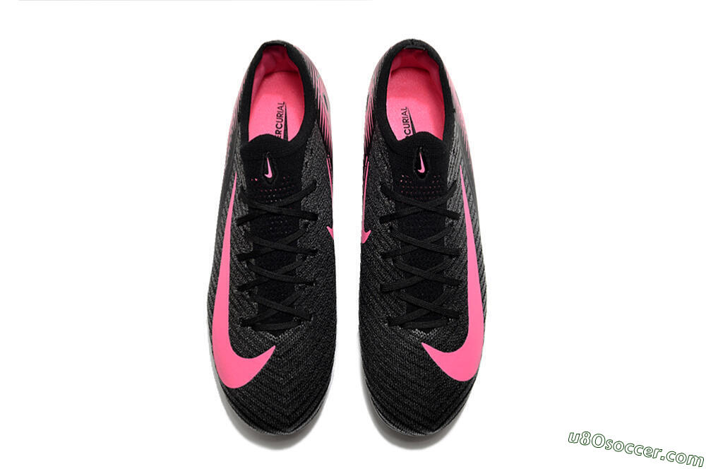 Nike Air Zoom Mercurial Vapor 16 Elite FG Firm Ground Soccer Cleats - Black/Pink 4