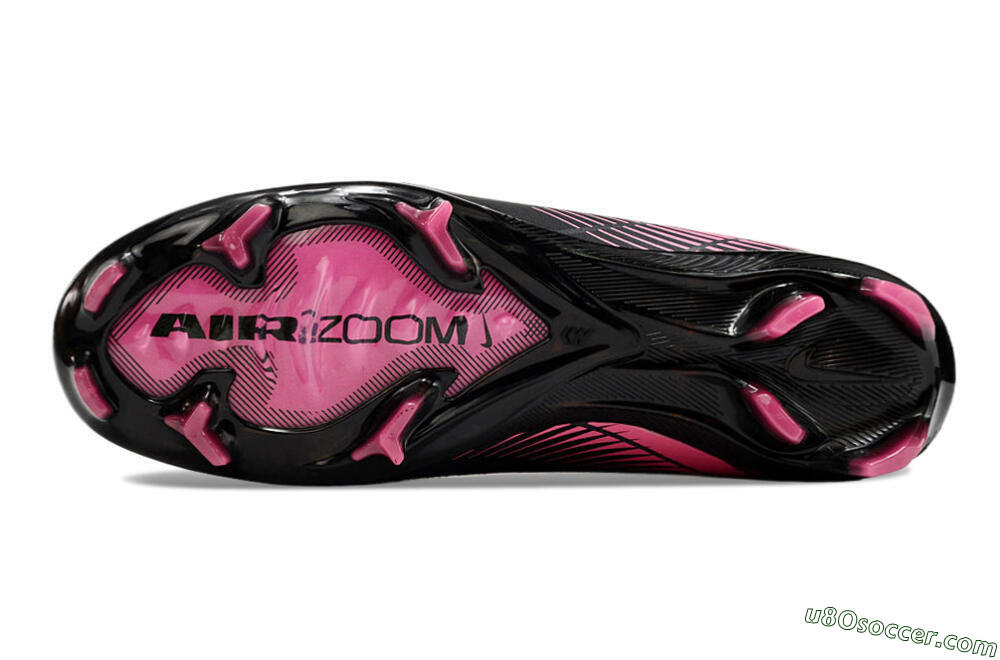 Nike Air Zoom Mercurial Vapor 16 Elite FG Firm Ground Soccer Cleats - Black/Pink 6