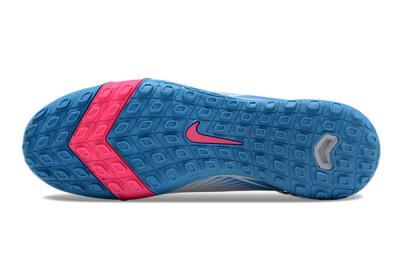 Nike Air Zoom Mercurial Superfly 10 Elite TF Artificial Turf Soccer Shoes - White/Pink/Blue