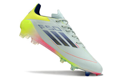 Adidas F50 Elite FG Firm Ground Soccer Cleats - Blue/Pink/Yellow