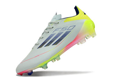 Adidas F50 Elite FG Firm Ground Soccer Cleats - Blue/Pink/Yellow