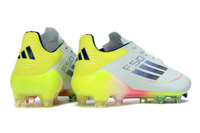 Adidas F50 Elite FG Firm Ground Soccer Cleats - Blue/Pink/Yellow