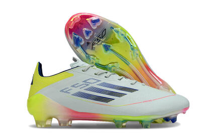 Adidas F50 Elite FG Firm Ground Soccer Cleats - Blue/Pink/Yellow