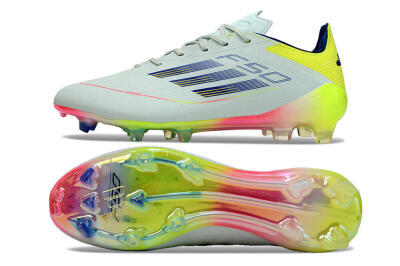 Adidas F50 Elite FG Firm Ground Soccer Cleats - Blue/Pink/Yellow