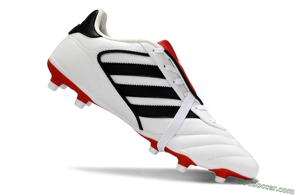 Adidas Copa Gloro 2 FG Firm Ground Soccer Cleats - White/Black/Red 4