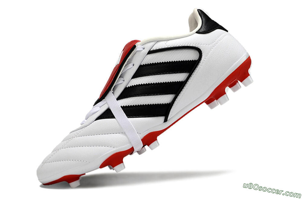 Adidas Copa Gloro 2 FG Firm Ground Soccer Cleats - White/Black/Red 5